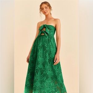 Farm Rio Green Coconut Tree
Richelieu Midi Dress